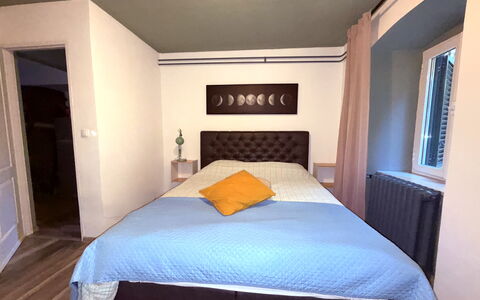 Apartment Niko, Private Garden, Wifi - Opatija: Seng, Møbel, Soveværelse, Sengetøj, Sengetøj, Væg, Indretning, Træ, Etage, Sengetøj