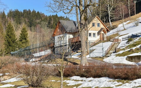 Dolní Lysečiny: Træ, Hus, Hjem, Sommerhus, Boligområde, Tag, Menneskelig Bosættelse, Landdistrikt, Hældning, Vinter