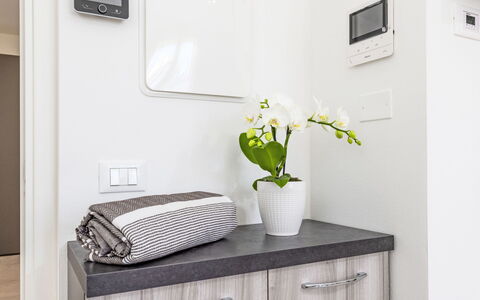 Cecina 310: Indretning, Cabinetry, Møbel, Værelse, Countertop, Sanitærarmatur, Husholdningsapparat, Badeværelsesskab, Stueplante, Tap