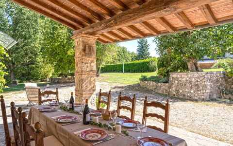 Casale del Timignano, Private Villa with Huge Gard: Møbel, Have, Køkken & Spisebord, Stol, Skygge, Udendørs Møbler, Landscaping, Estate, Hacienda, Gård
