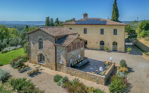 Villa del Mangia, 5Panoramic Pool and Chef Service: Busk, Hjem, Estate, Sommerhus, Stuehus, Have, Villa, Stenmur, Landscaping, Mansion