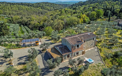 Marielena Authentic Chianti Retreat: Panoramic Vie: Hus, Hjem, Landdistrikt, Landskab, Sommerhus, Tag, Land Lot, Estate, Landsby