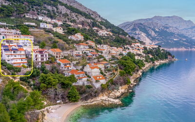 Omiš 902: Kyst, Coastal Og Oceaniske Landskabsformer, Hav, Terræn, Kyst, Headland, Promontory, Cove, Ocean, Bugt