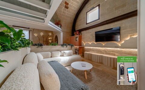 Feriebolig:&nbsp;Maiorca Deluxe Room with Bath Tub - Borgo Bianco
