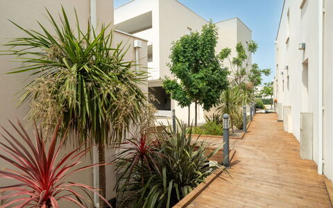 La Dune: Boligområde, Lejlighed, Skygge, Design, Landscaping, Altan, Walkway