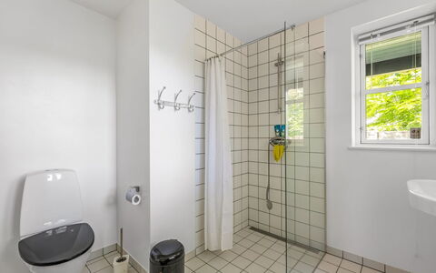 Christin - 275M from the Sea: Gulvbelægning, Sanitærarmatur, Etage, Badeværelse, Indretning, Toilet, Toiletbræt, Vvs, Loft, Kompositmateriale