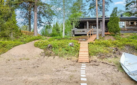 Kelokki: Træ, Træ, Land Lot, Sommerhus, Skov, Woodland, Bjælkehytte, Hårdttræ, Lærk