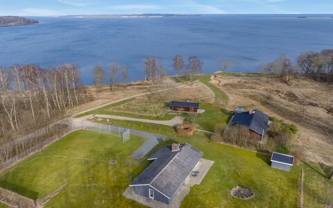 Tosti - 180M to the Fjord: Landskab, Land Lot, Almindeligt, Fugleperspektiv, Landdistrikt, Luftfotografering, Sommerhus, Estate, Mark, Kyst