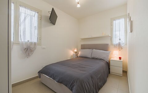 Casa Giuditta: Møbel, Seng, Soveværelse, Indretning, Sengetøj, Sengetøj, Etage, Loft, Træ, Værelse