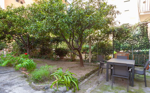 La Casa Dei Mandarini: Blad, Busk, Have, Forår, Vedplante, Skygge, Backyard, Gård, Landscaping, Gårdsplads