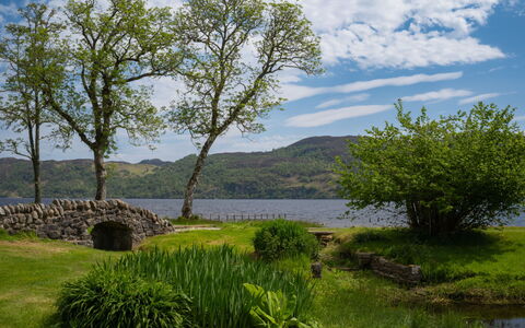 Farmburn Bothy: Græs, Krop Af Vand, Træ, Natur, Blad, Grøn, Naturligt Miljø, Naturlige Landskab, Vegetationen