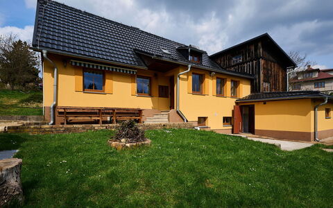 U Pekařů: Tag, Hus, Hjem, Sommerhus, Sidespor, Maling, Skygge, Altan