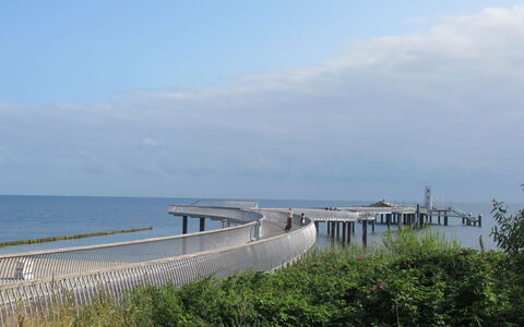 Hammel: Coastal Og Oceaniske Landskabsformer, Hav, Kyst, Ocean, Mole, Kyst, Boardwalk, Walkway, Dok