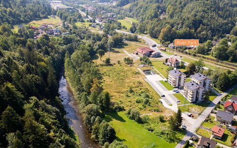 River Park: Boligområde, Bygning, Hjem, Kvarter, Hus, Forstad, Fugleperspektiv, Landskab, Kyst, Coastal Og Oceaniske Landskabsformer