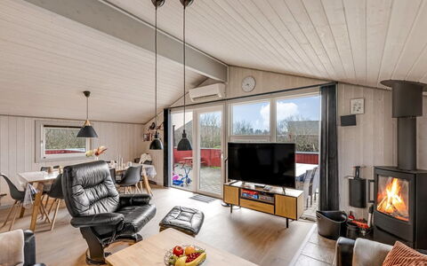 Seba - 1Km to the Fjord: Træ, Loft, Hjem, Møbel, Stue, Couch, Sommerhus, Værelse, Lysarmatur