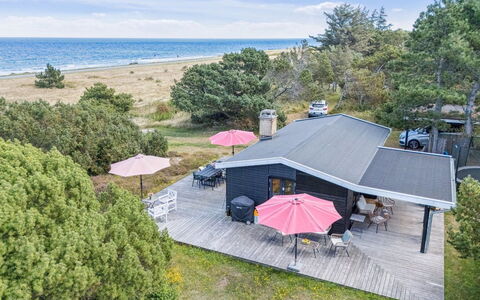 Kaj - 75M from the Sea: Vegetationen, Busk, Forår, Sommerhus, Have, Skygge, Backyard, Gård, Stol