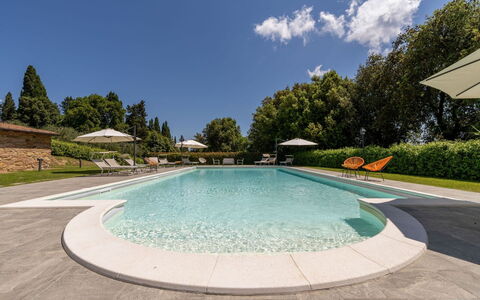 Tenuta i Mandorli, Pool, Wifi, Peccioli: Svømmepøl, Have, Udvej, Landscaping, Eco Hotel, Skygge, Lawn, Estate, Gårdsplads, Gård