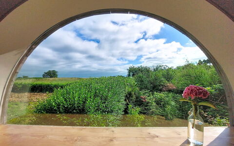 Le Préau: Arch, Have, Plantation, Dagslys, Landscaping