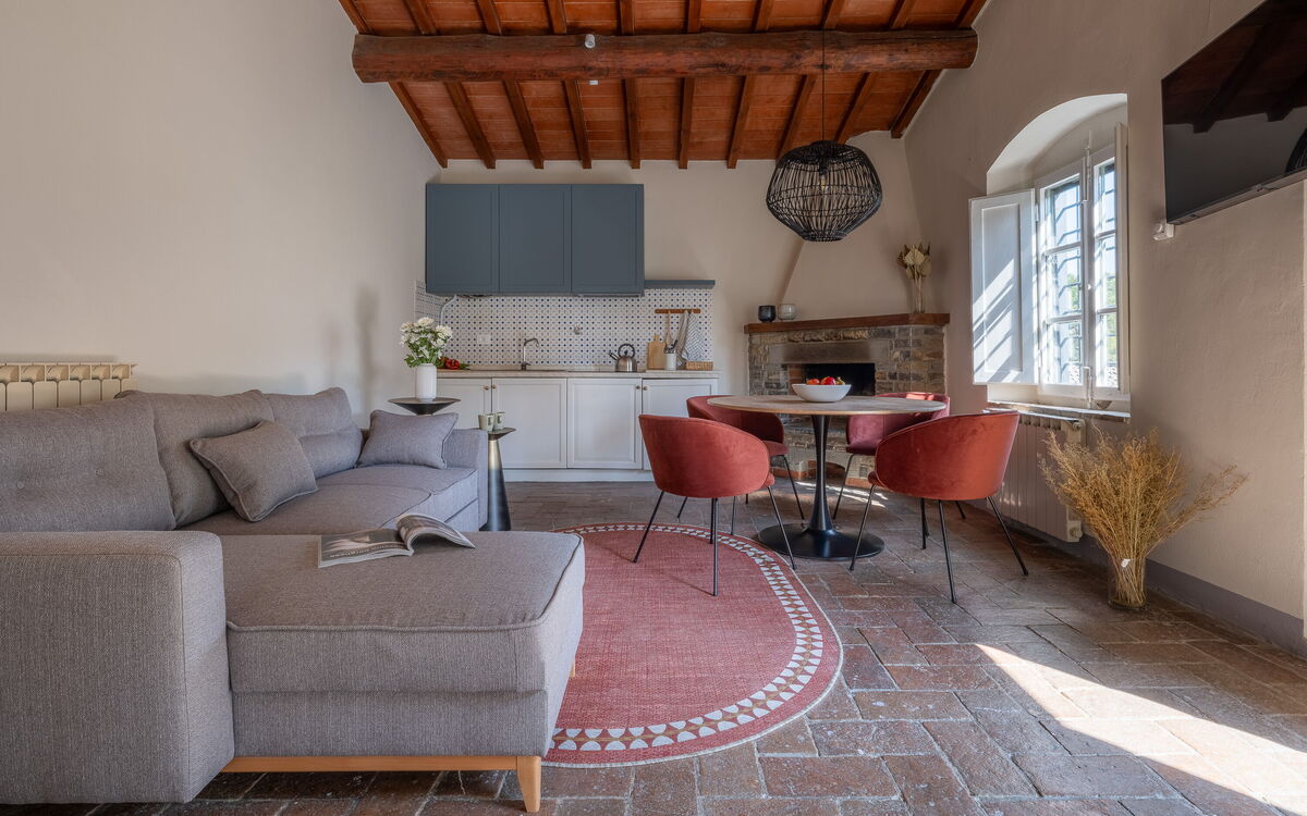 Feriebolig:&nbsp;Relais Badia a Passignano - Appartamento Garnacha