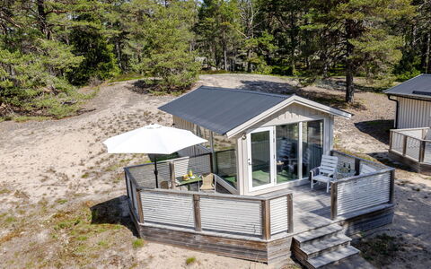 Hölick Minichalet 2: Sommerhus, Hjem, Hus, Tag, Veranda, Dør, Sidespor, Garden Bygninger, Dæk, Skur