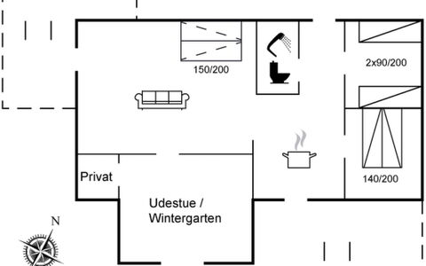 Nis - 250M from the Sea: Træ, Gulvbelægning, Indretning, Etage, Møbel, Trægulve, Værelse, Loft, Bejdse, Hårdttræ
