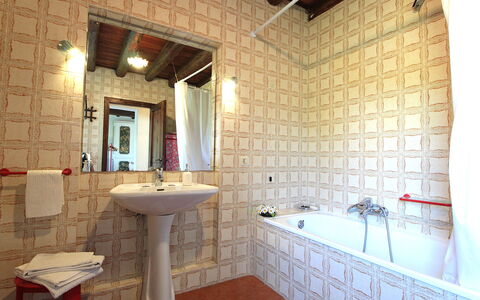 Casa Ballo delle Streghe, Garden, Montebelluna: Væg, Gulvbelægning, Indretning, Etage, Badeværelse, Sanitærarmatur, Loft, Badeværelsesvask, Vvs, Værelse