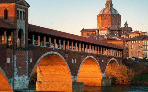 Vittoria Suite: Bro, Buebro, Arch, Akvædukt, Viaduct, Betonbro, Aften, Dome