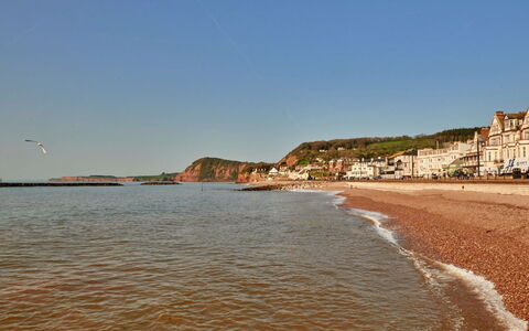 Centre View: Kyst, Coastal Og Oceaniske Landskabsformer, Kyst, Horisont, Strand, Hav, Sand, Ocean, Bugt, Headland