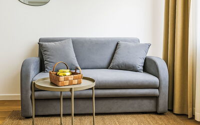 Čelakovsky 104.5: Møbel, Couch, Pude, Træ, Indretning, Gulvbelægning, Textile, Stue, Throw Pillow, Etage