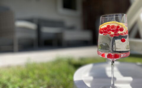 Panoramaperle: Bordservice, Frugt, Mad, Ingrediens, Drinkware, Fremstille, Glasservice