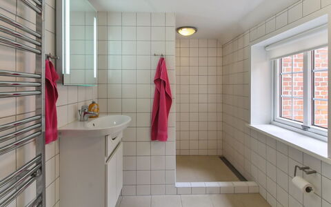 Henrieke - 10Km from the Sea: Væg, Gulvbelægning, Sanitærarmatur, Indretning, Etage, Vvs, Badeværelse, Tap, Håndvask, Flise