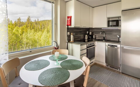 Aurinkorinne 1 As 24: Træ, Sommerhus, Bjælkehytte, Skov, Skur, Garden Bygninger, Lærk, Woodland, Bejdse