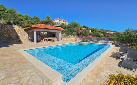 Maris: Blå, Svømmepøl, Udvej, Flise, Water Feature, Eco Hotel, Villa, Flise, Tropics, Hotel