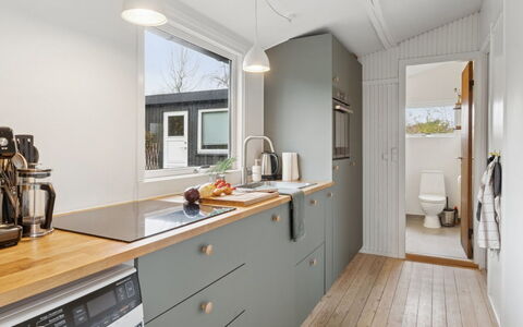 Gun - 300M to the Fjord: Gulvbelægning, Køkken, Countertop, Cabinetry, Køkken Apparat, Stueplante, Bejdse, Større Bandage, Sanitærarmatur, Vvs