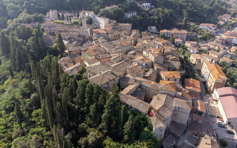 Torre di Serre: Kvarter, Boligområde, Fugleperspektiv, Landsby, Forstad, Luftfotografering, Cityscape