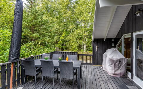 Else - 470M from the Sea: Sommerhus, Backyard, Gård, Garden Bygninger, Skur, Sidespor, Udendørs Møbler, Bjælkehytte, Udendørs Struktur, Hytte