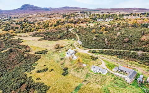 Bunloit Farmhouse: Naturligt Miljø, Naturlige Landskab, Landskab, Økoregion, Almindeligt, Landdistrikt, Græs-, Land Lot, Mark, Luftfotografering