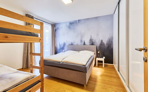 Na Kovárně: Soveværelse, Indretning, Gulvbelægning, Etage, Seng, Værelse, Sengetøj, Sengetøj, Trægulve, Bed Frame