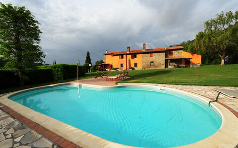 Villa Vindelbono: Svømmepøl, Estate, Udvej, Hacienda, Eco Hotel, Villa, Backyard, Stuehus