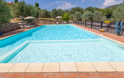 Campiglia Marittima 649: Svømmepøl, Kompositmateriale, Udvej, Water Feature, Hacienda, Udendørs Møbler, Eco Hotel, Hotel, Villa, Thermae