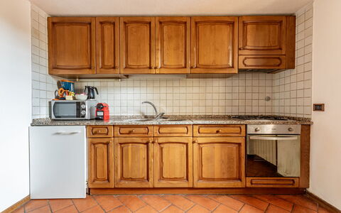 Relais de Ricci: Køkken, Træ, Countertop, Køkken Apparat, Gulvbelægning, Større Bandage, Cabinetry, Indretning, Etage, Værelse