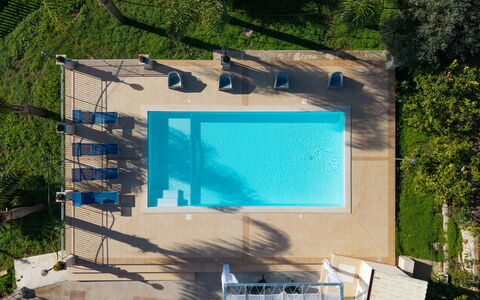 Villa Ninfa: Svømmepøl, Blå, Vand, Udvej, Udendørs Møbler, Kompositmateriale, Fritid, Eco Hotel, Thermae, Stol