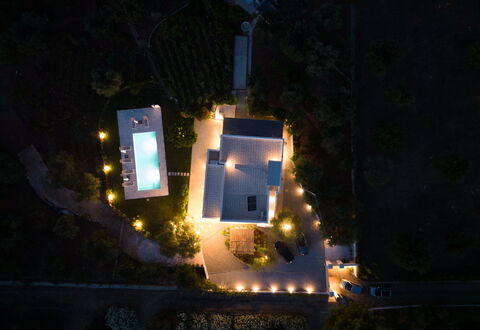 Lacorte di Ninetta: Svømmepøl, Estate, Udvej, Eco Hotel, Skumring, Landskab Belysning, Villa, Landscaping, Nat, Mansion