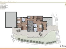 Einzigartiges Designer Log House Chalet Caprea