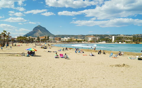 Jávea 163: Himmel, Krop Af Vand, Strand, Sommer, Kyst, Sand, Fritid, Kyst, Ferie, Fritid