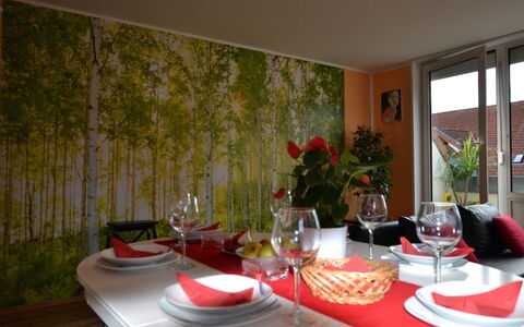 Großzügige Ferienwohnung mit Terrasse