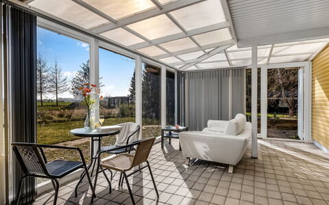 Senija - 6.5Km from the Sea: Hjem, Stol, Skygge, Glas, Veranda, Udendørs Struktur, Gård, Udendørs Møbler, Gårdhave, Design