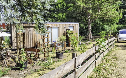 Tiny House Cottage Herbert: Træ, Busk, Have, Plantesamfund, Landdistrikt, Backyard, Sommerhus, Garden Bygninger, Skur