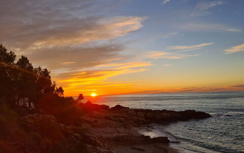 Terraza Azul - Penthouse with Sea View: Vand, Horisont, Solnedgang, Afterglow, Sol, Rots, Skumring, Solopgang, Orange, Kyst