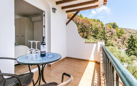 Hacienda Competa: Lejlighed, Altan, Bejdse, Stol, Gelænder, Villa, Hårdttræ, Eco Hotel, Hotel, Stueplante
